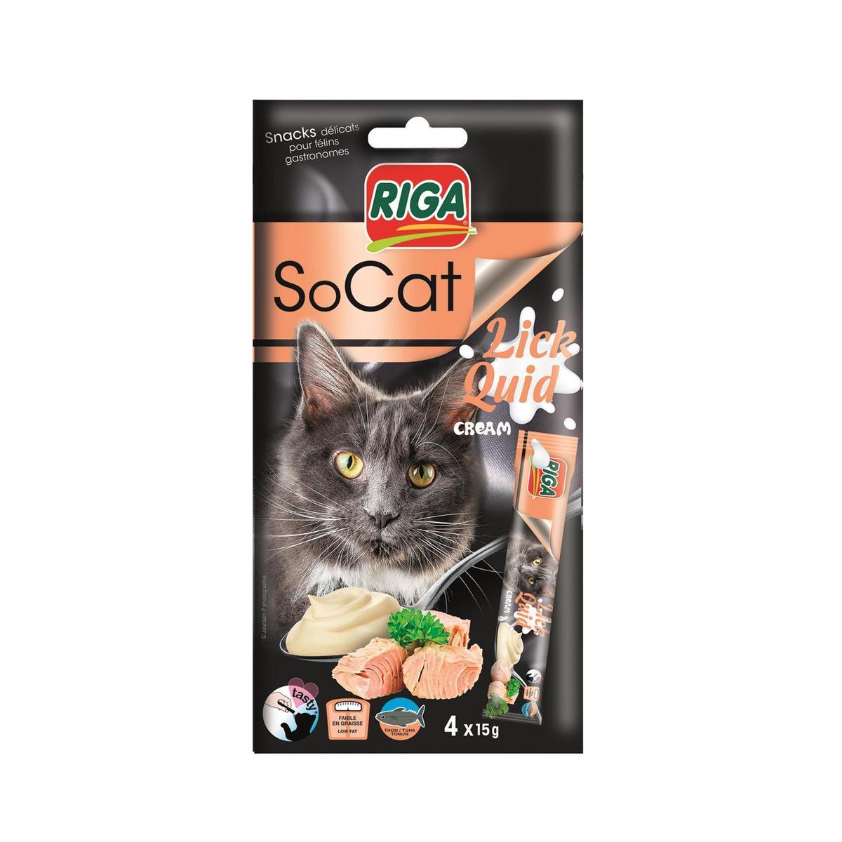 3166780061307 - Riga Socat - Snack Liquid Thon - Friandise pour chat
