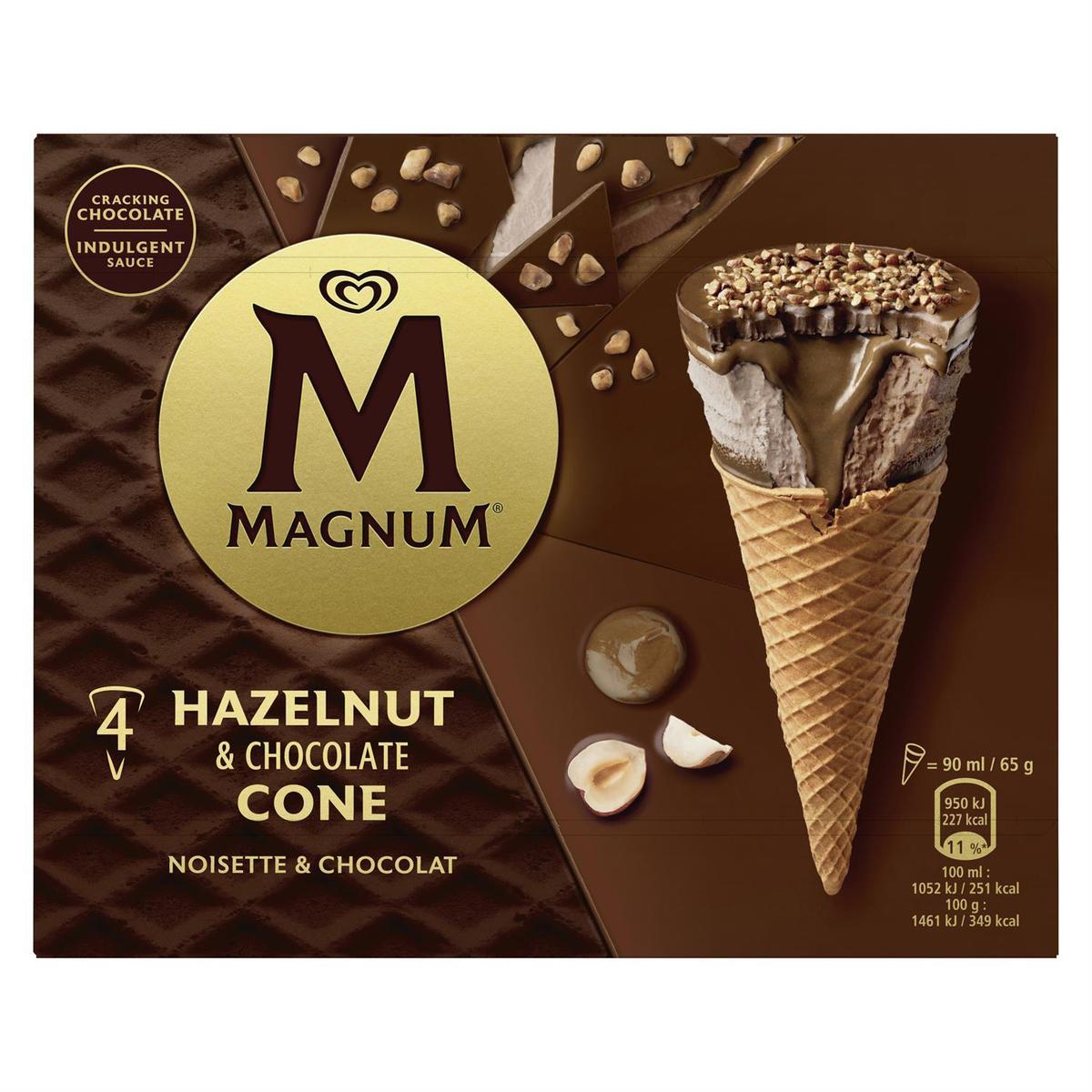8711327681507 - Magnum - Cône noisette chocolat