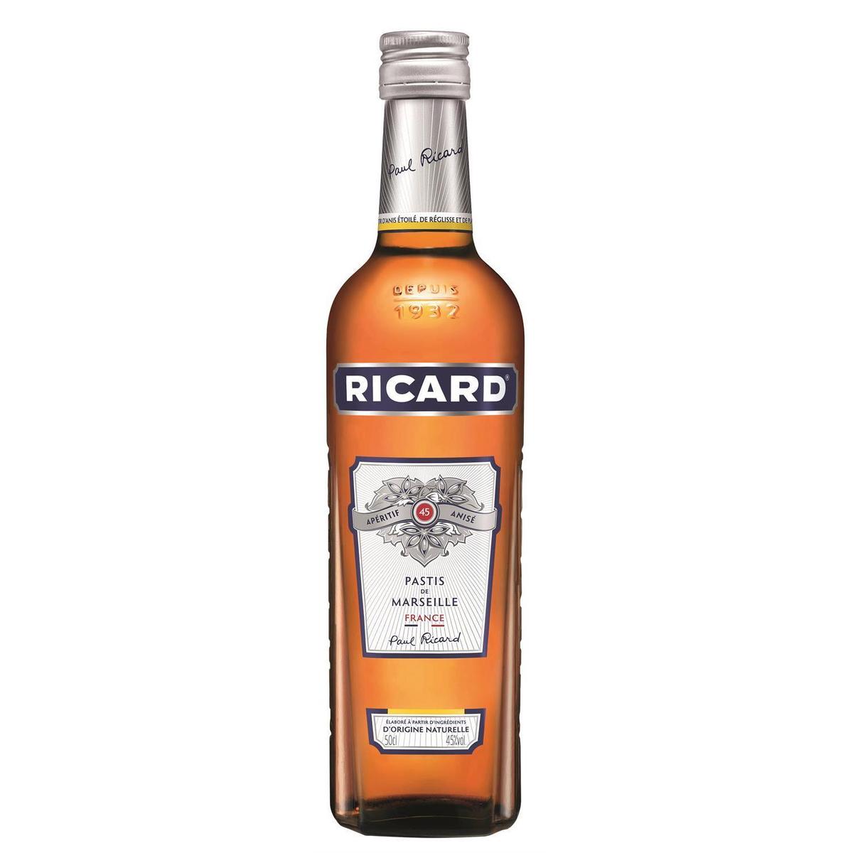 3163937012007 - Ricard - Pastis de Marseille 45°