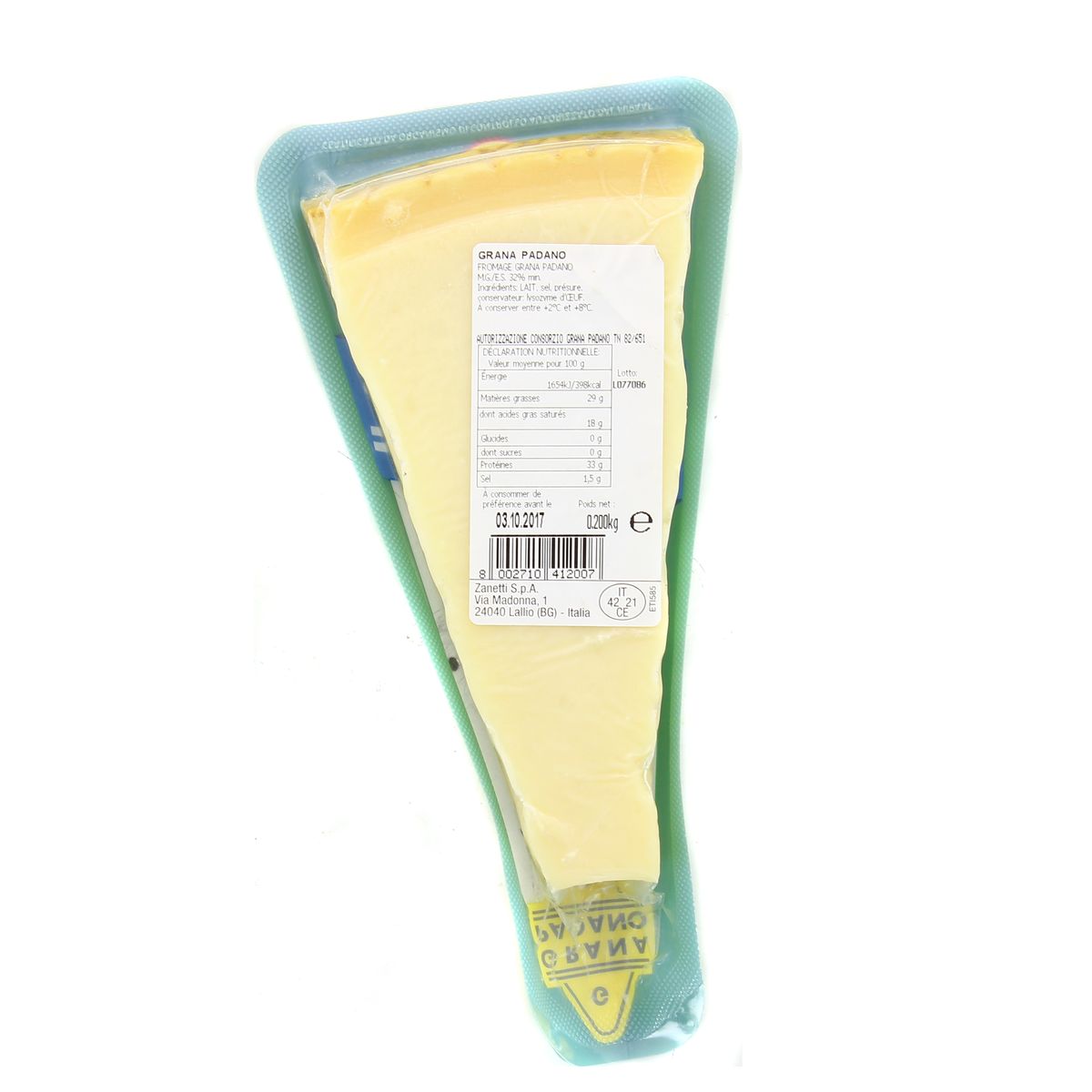 8002710412007 - Zanetti - Grana Padano