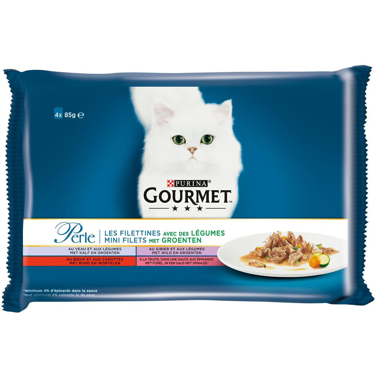 Gourmet, Gold, Aliment Chat, Mousselines, Légumes