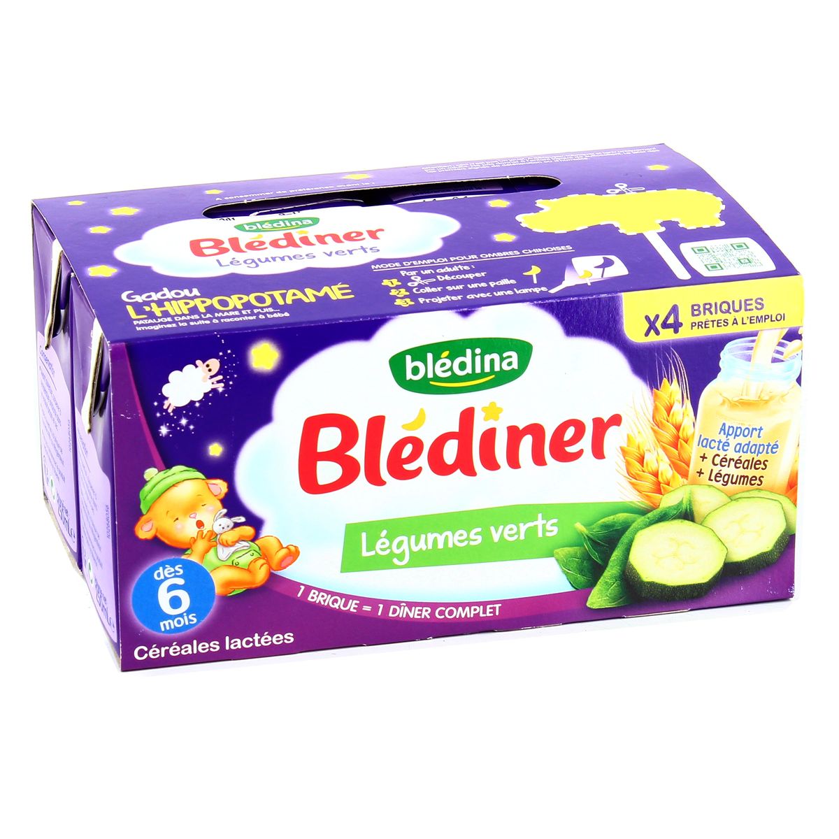 Livraison A Domicile Bledina Blediner Legumes Verts Des 6 Mois 4x250ml