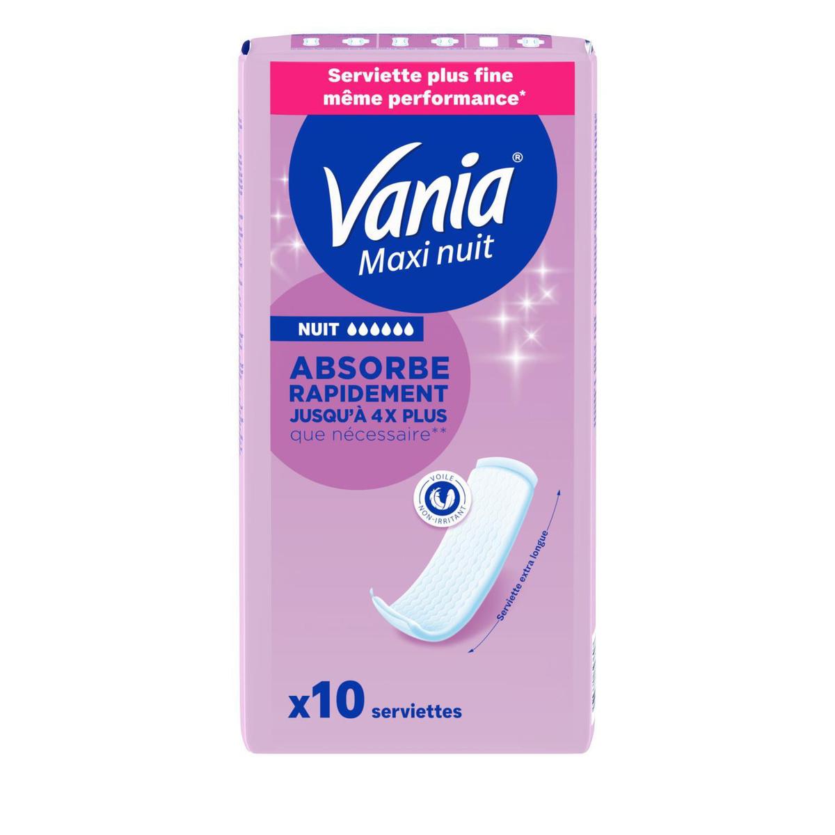 3574661823607 - Vania - Serviette Hygiènique Maxi Nuit VANIA Serviette Hygiènique Maxi Nuit VANIA Serviette Hygiènique Maxi Nuit VAN