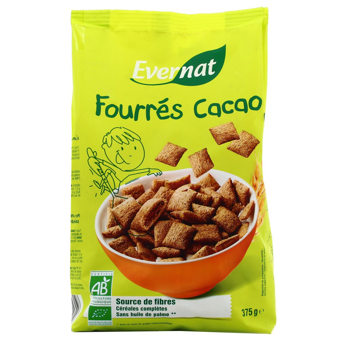 3396411234507 - Evernat - Fourrés cacao bio