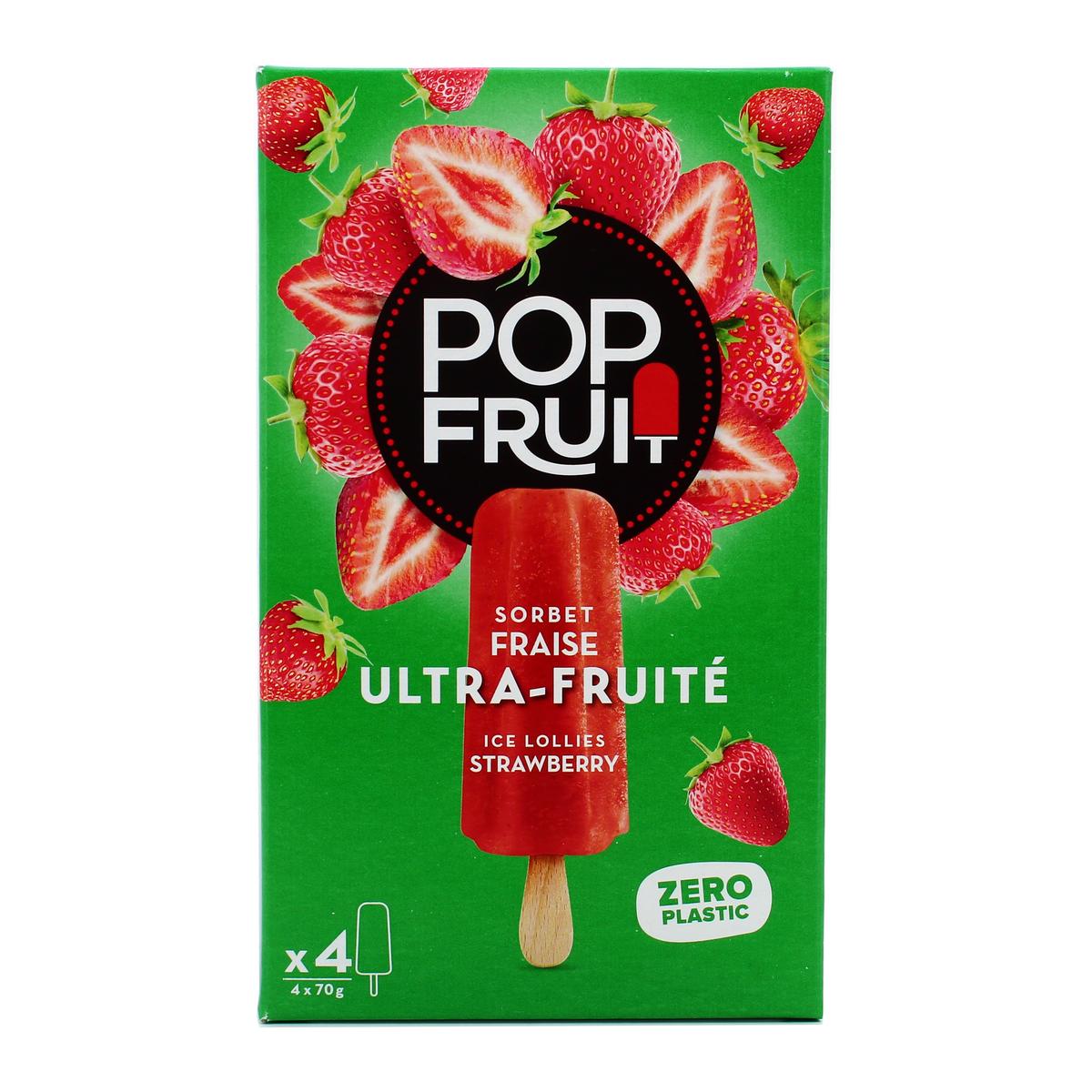 3760124196207 - Pop' Fruit - Bâtonnets Fraise