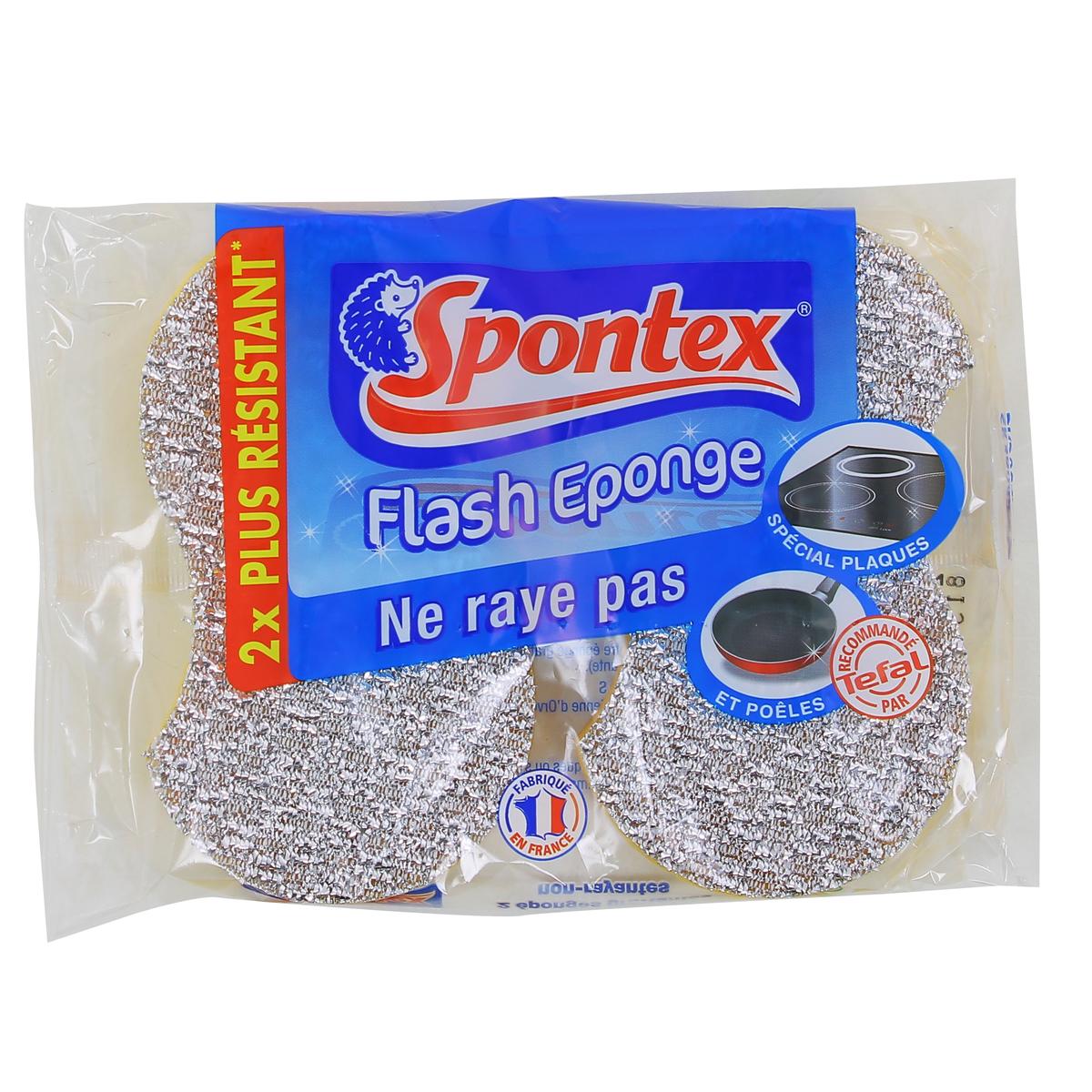 SPONTEX - Gratte-Eponge Stop-Graisse - 12 pack de 2 éponges