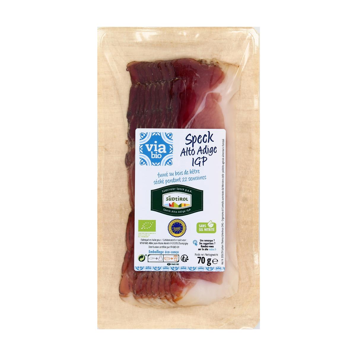 3760099539207 - ViaBio - Jambon Speck bio IGP Alto Adige