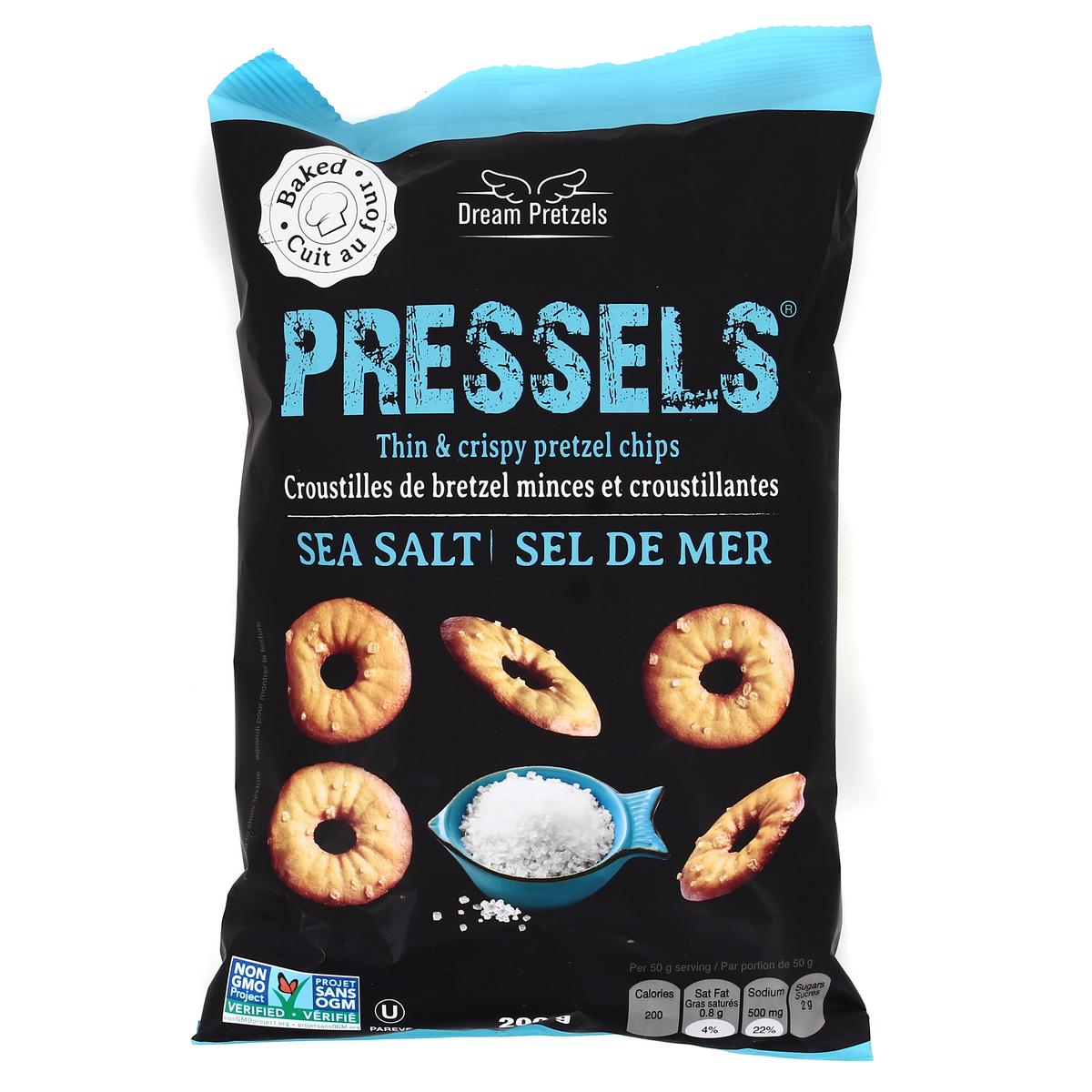 0856424000108 - Dream Pretzels - Croustilles de bretzel au sel de mer