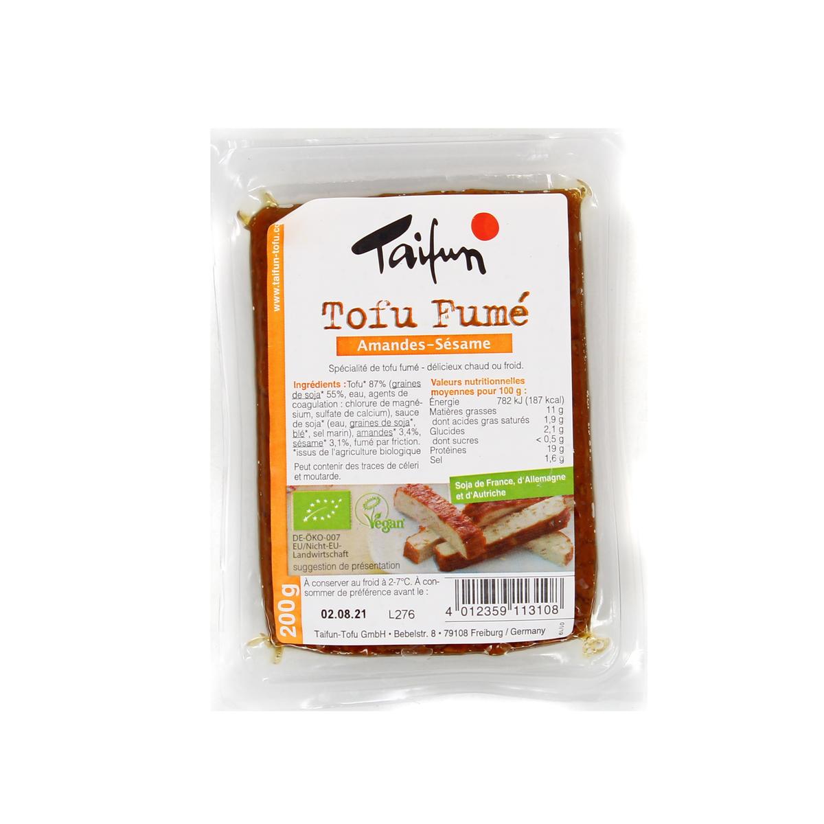 Tofu fumé amande & sésame - Bio - Galeries Gourmandes