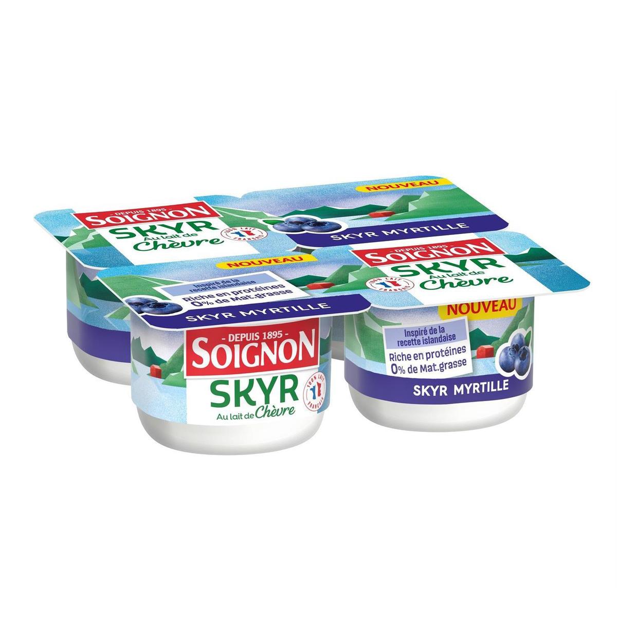 Livraison Domicile Soignon Skyr Au Lait De Ch Vre Myrtille X G