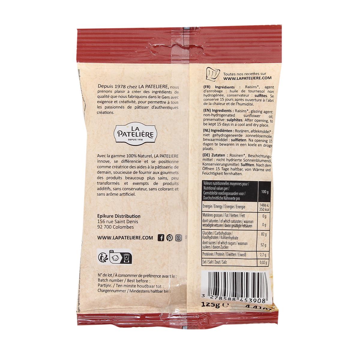 3278588453908 - La Patelière - Raisin Sec Blond