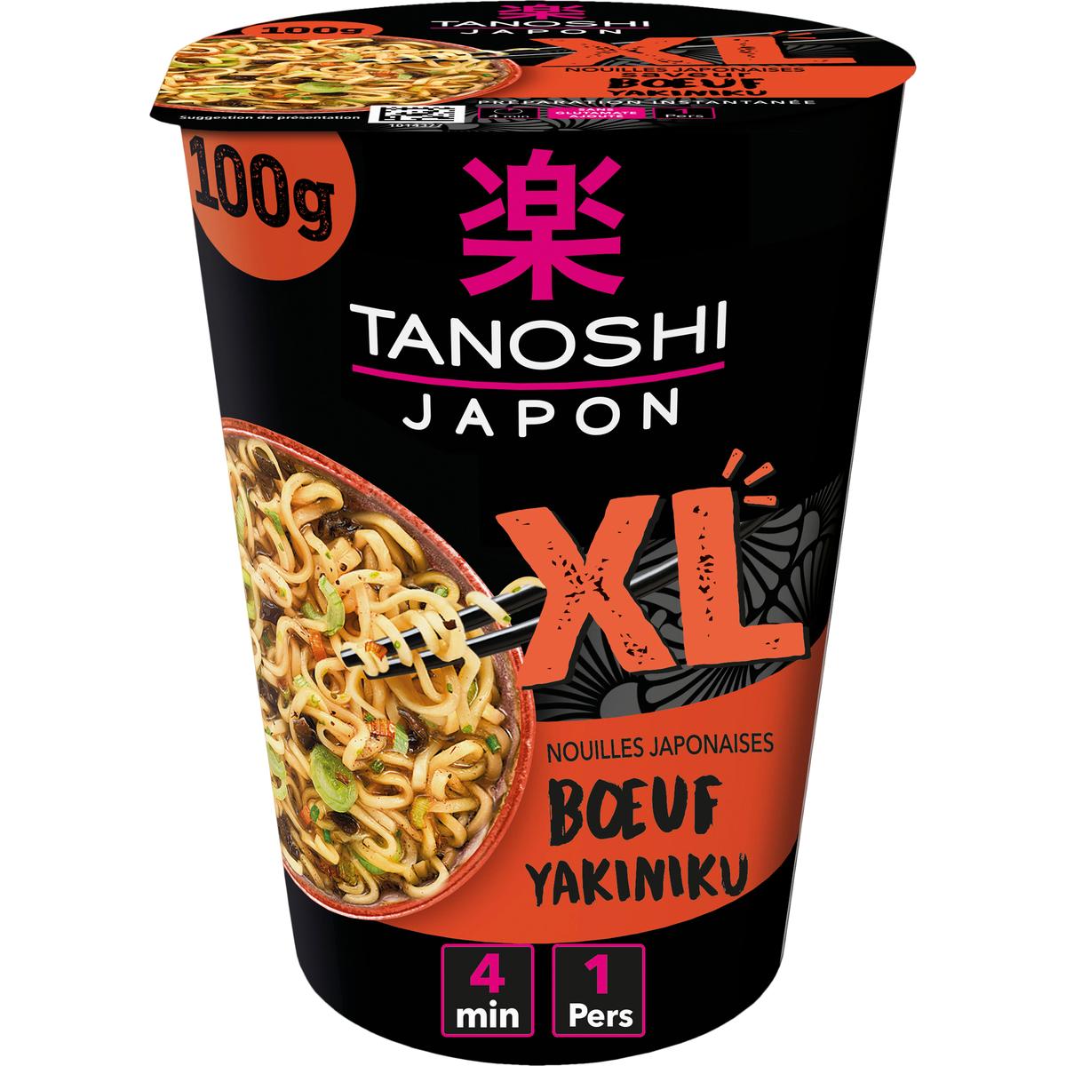 3229820804408 - Tanoshi - Japon - Nouilles Japonaises Saveur Boeuf Yakiniku en Cup XL