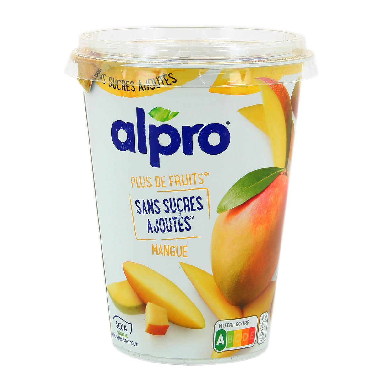 Livraison à domicile Alpro Dessert végétal soja mangue sans sucres, 400g