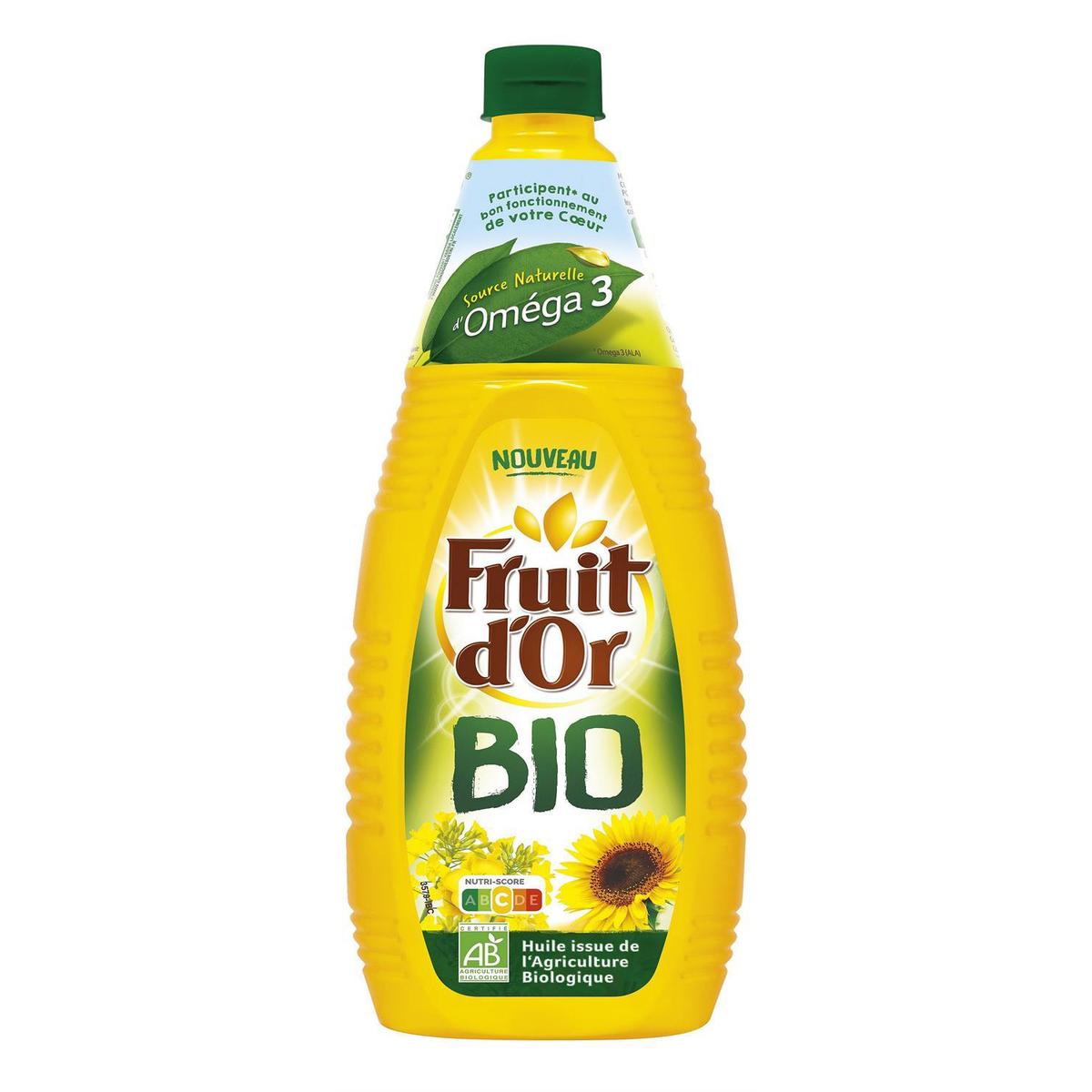 3265470035908 - Fruit d'Or - Mélange d'huile de tournesol et de colza Bio