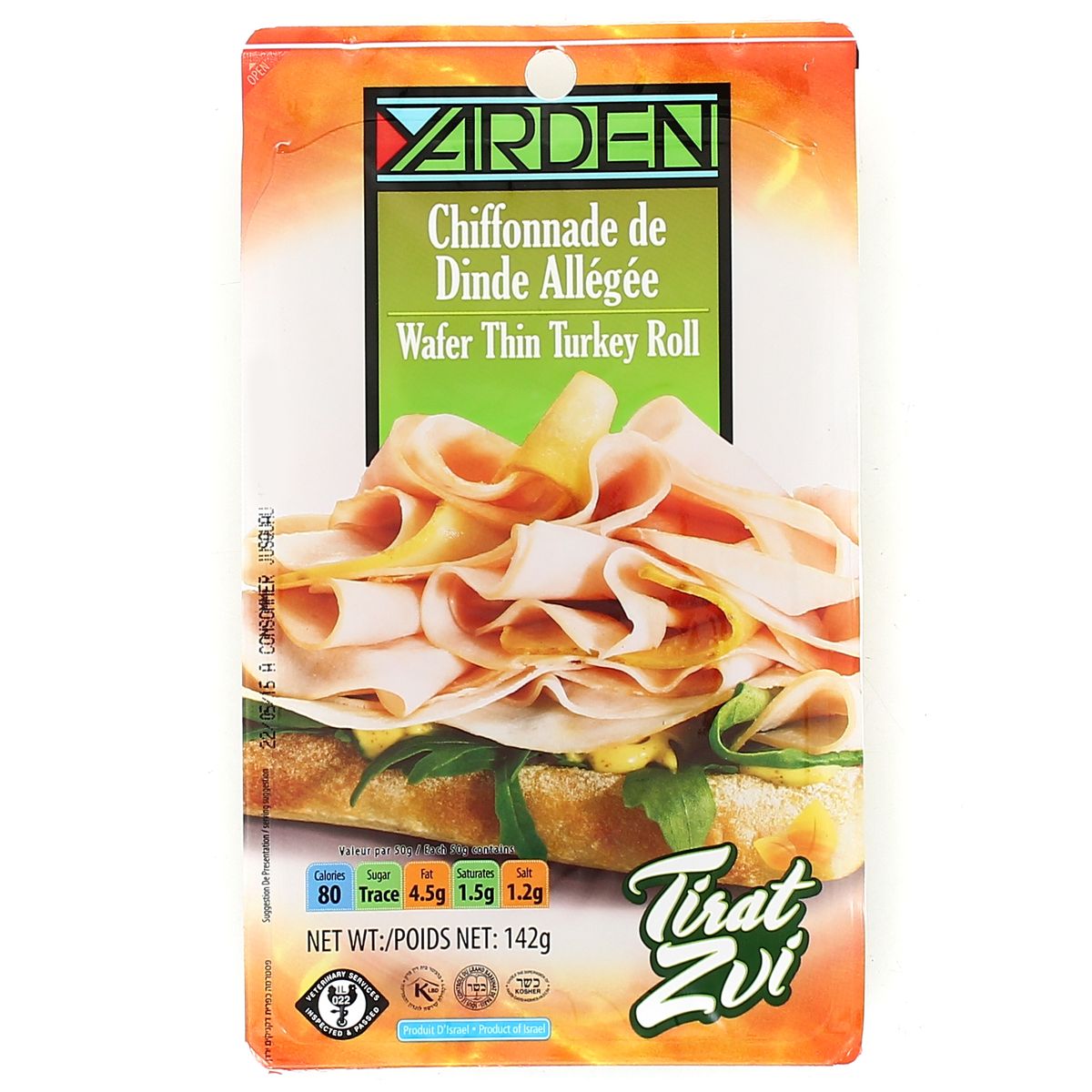 7290000367408 - Yarden - Chiffonnade de Dinde Allégée