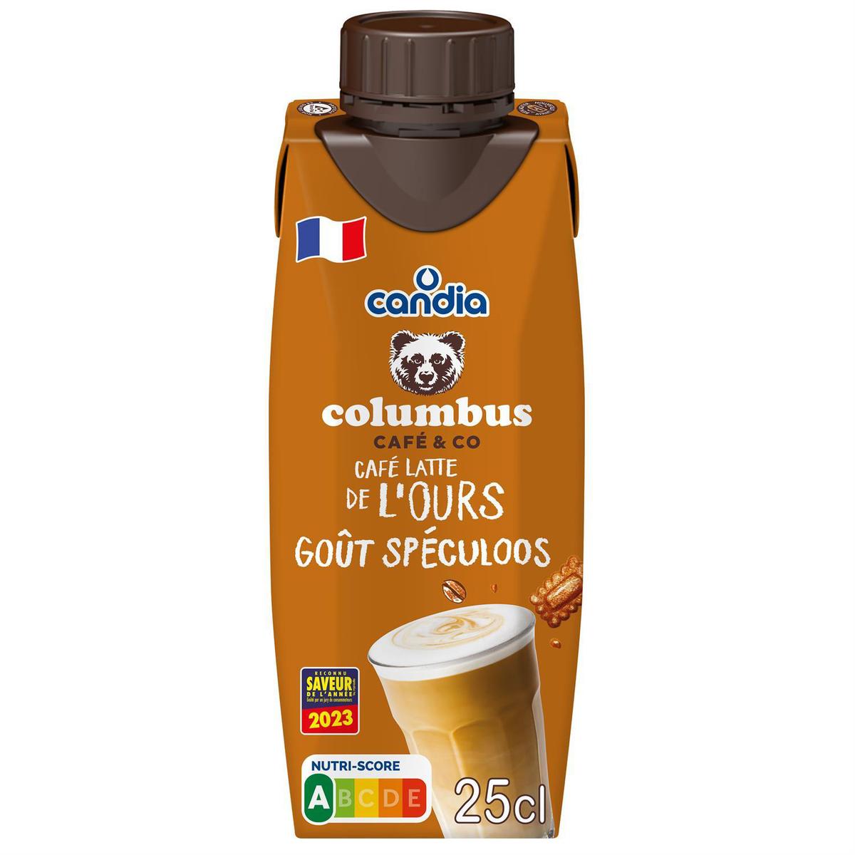3533631888008 - Columbus Café & CO - Boisson lactée café latte de l'Ours spéculoos