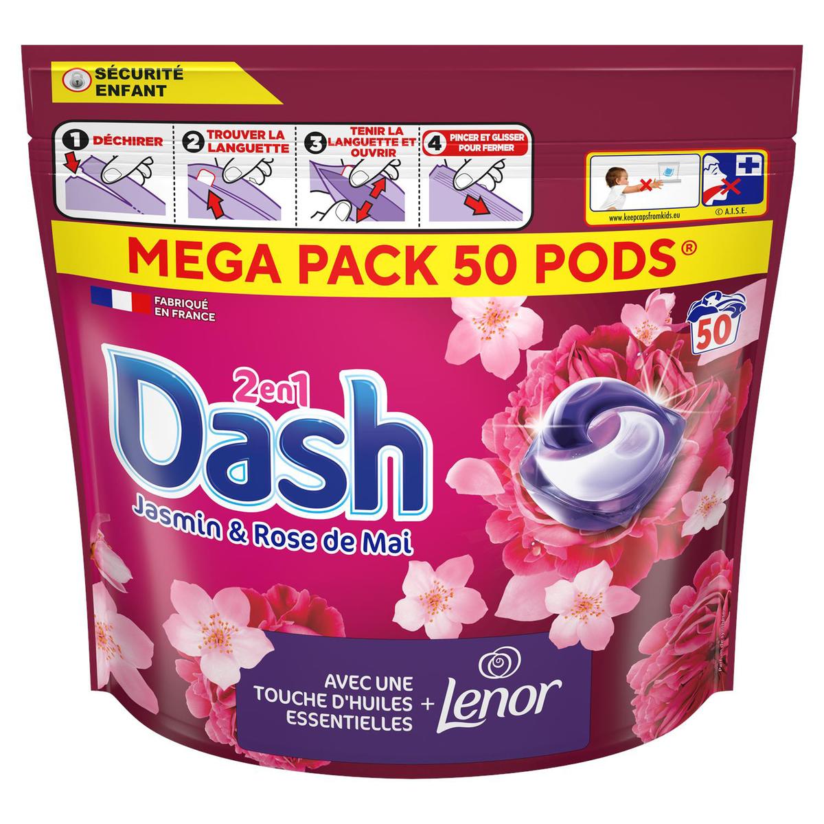 8700216318808 - Dash - Lessive capsule Rose & jasmin