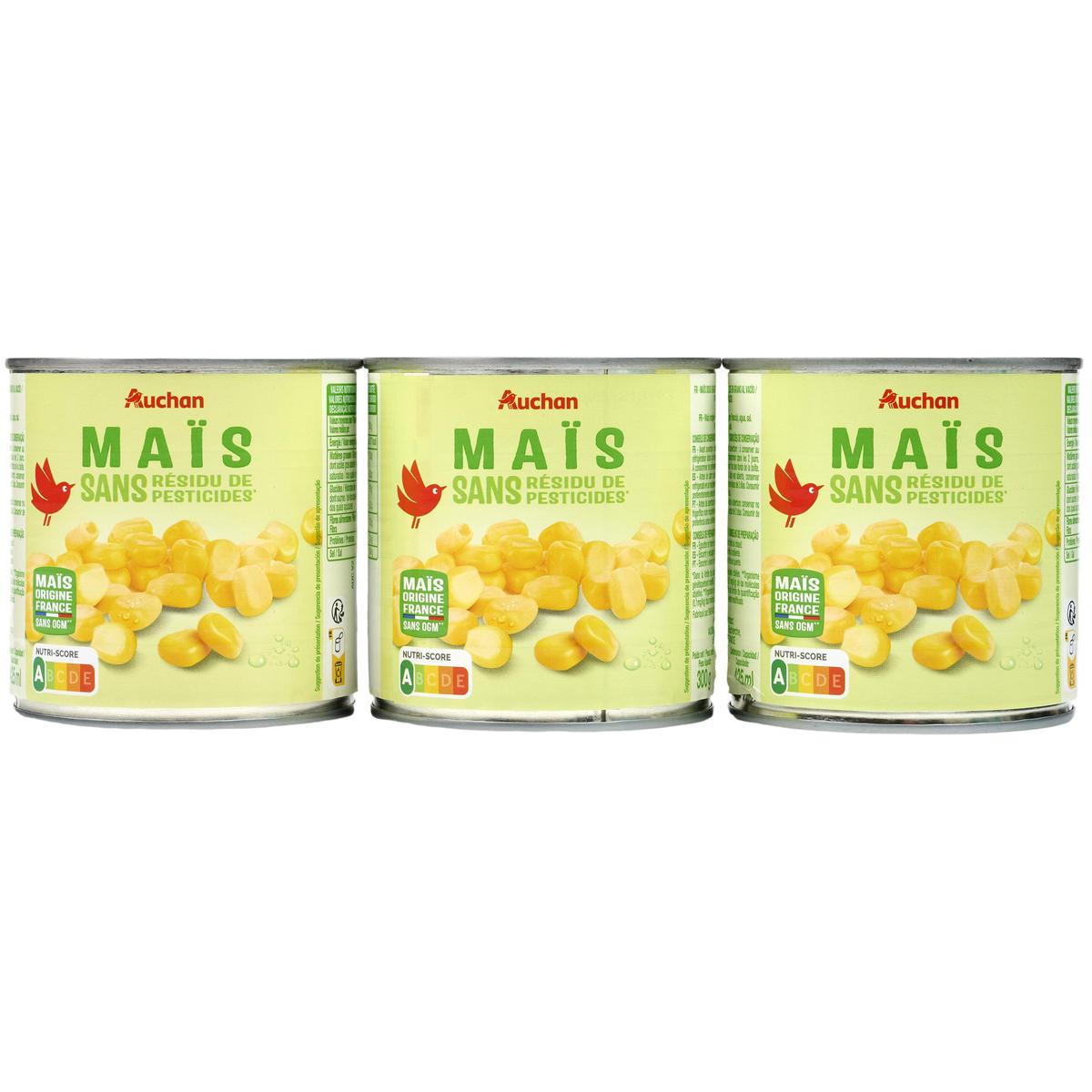 3596710489008 - Auchan - Maïs sans résidu de pesticides
