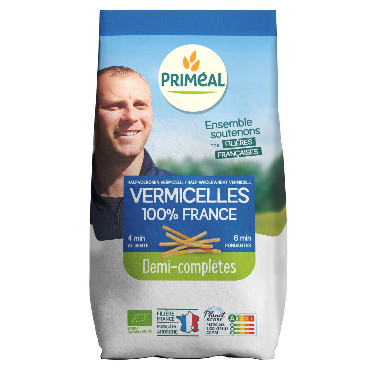 3380390189408 - Priméal - Vermicelles 1/2 complète, bio