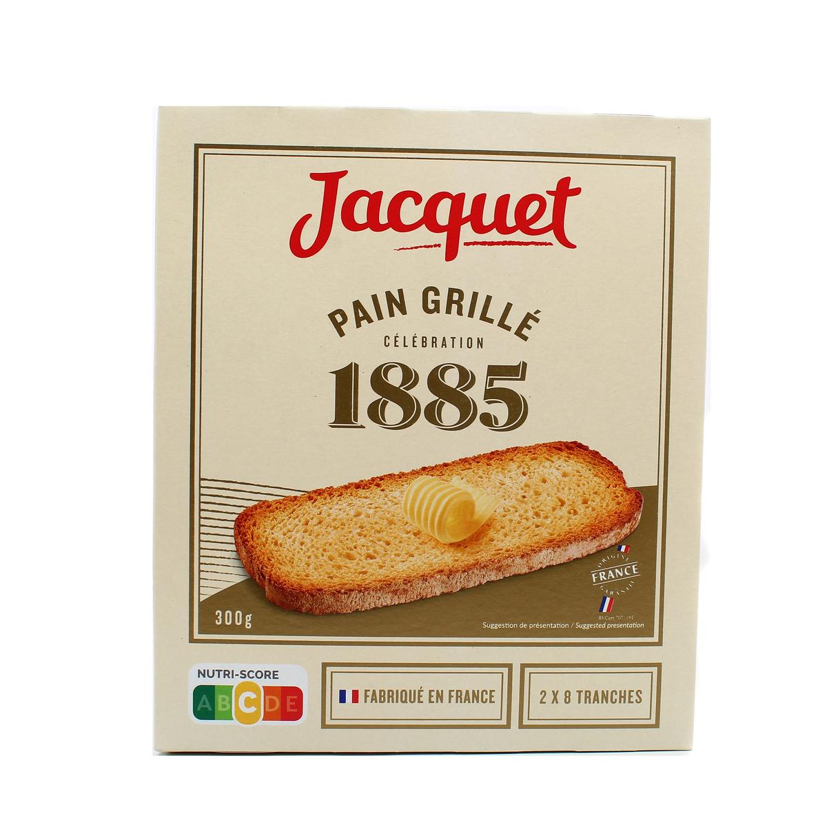 Achat / Vente Jacquet Pain grillé 1885 2 étuis de 8 tranches, 300g