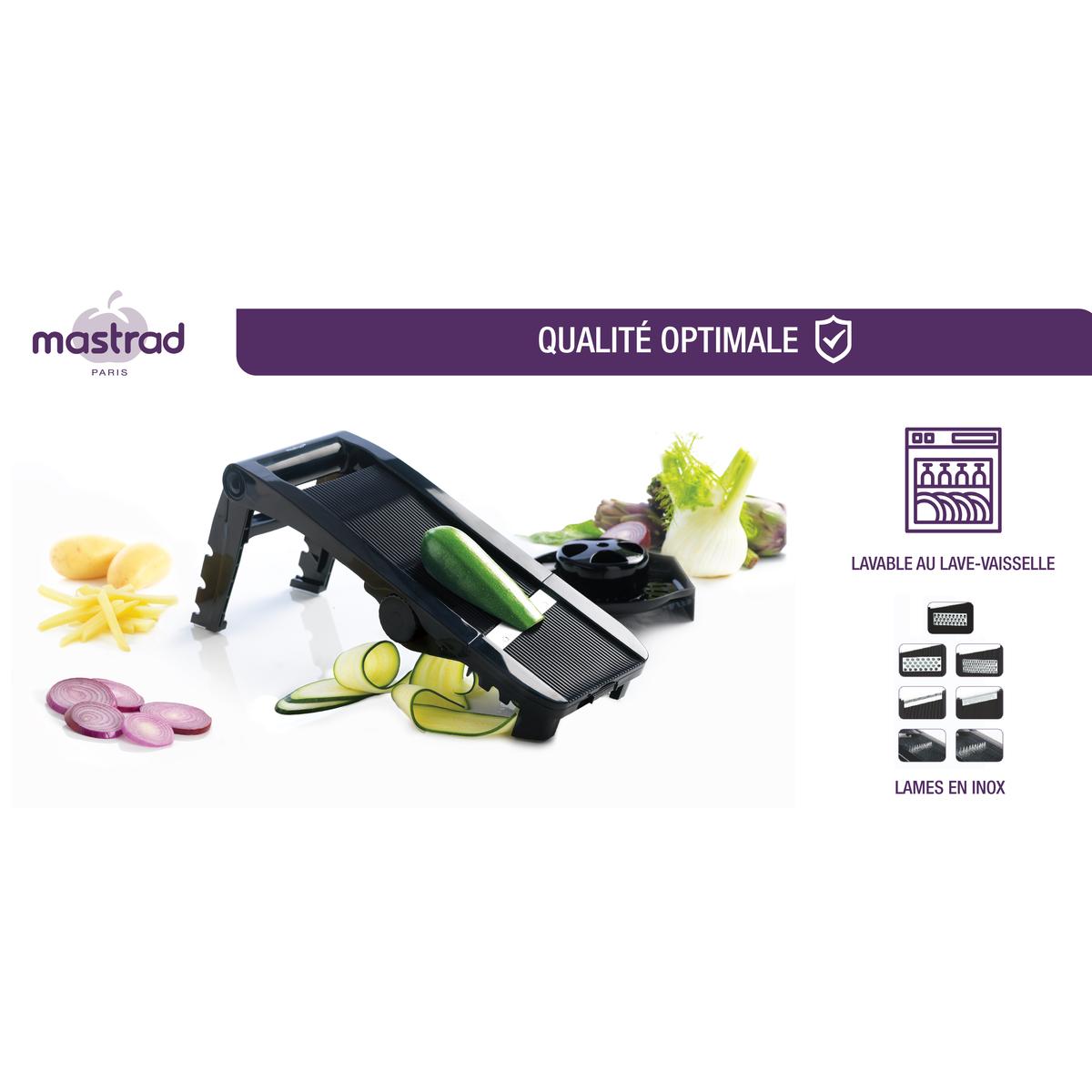 3485990210009 - Mastrad - Mandoline multi-lames Noir