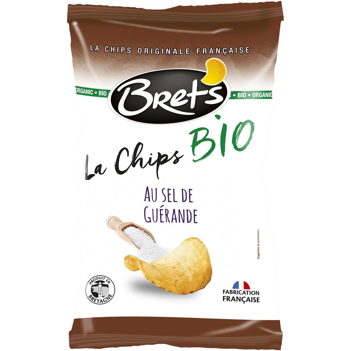 Livraison à domicile Bret's Chips de pommes de terre Bio, 100g