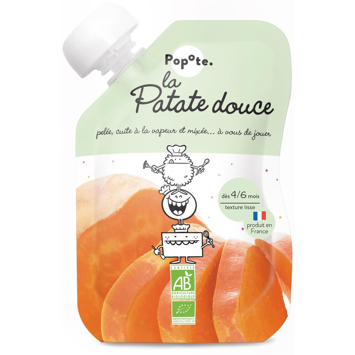 3760262840109 - Popote - Patate Douce Bio Gourde Bébé Dès 4/6 mois