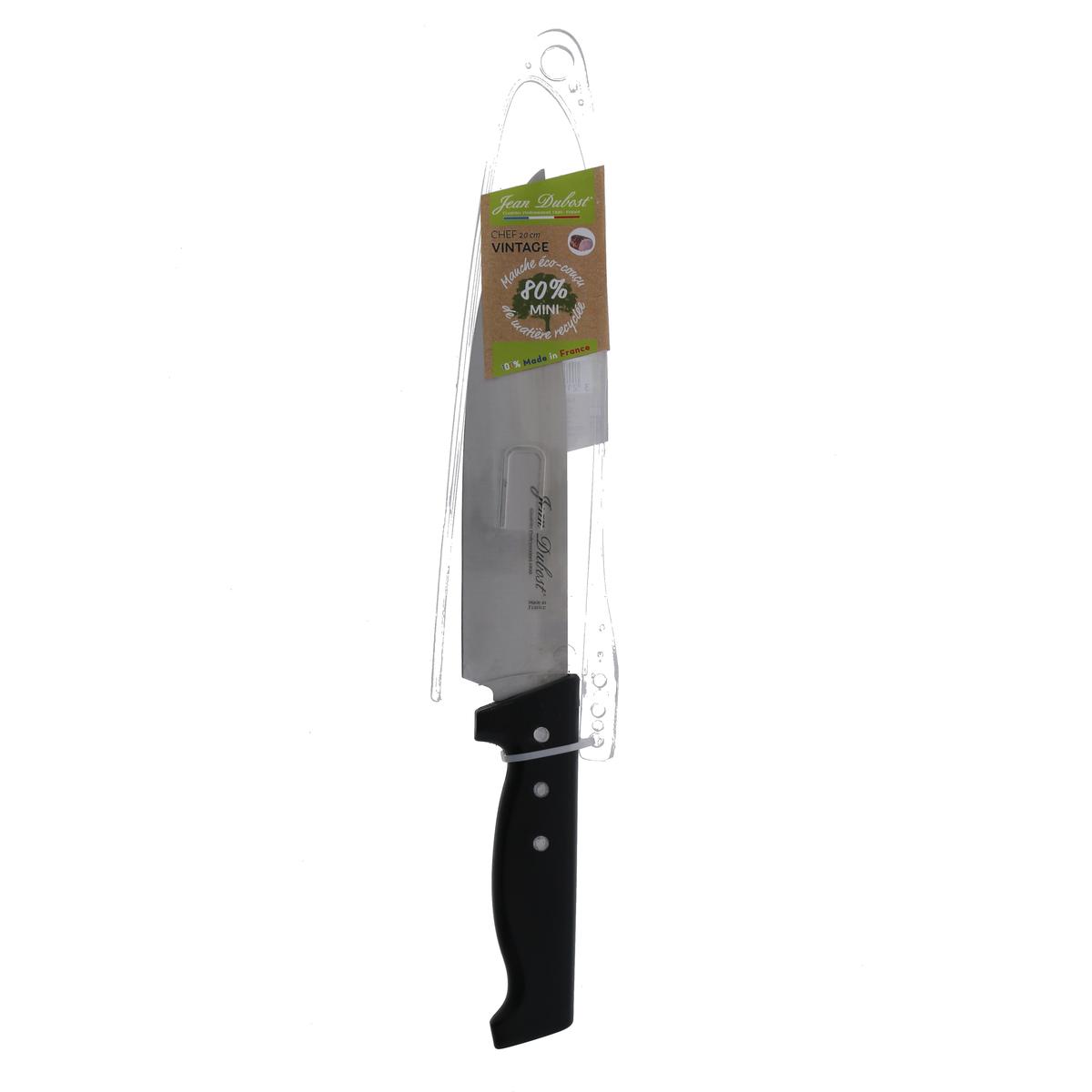 3219339391209 - Jean Dubost - Couteau de chef avec fourreau brochable 20 cm