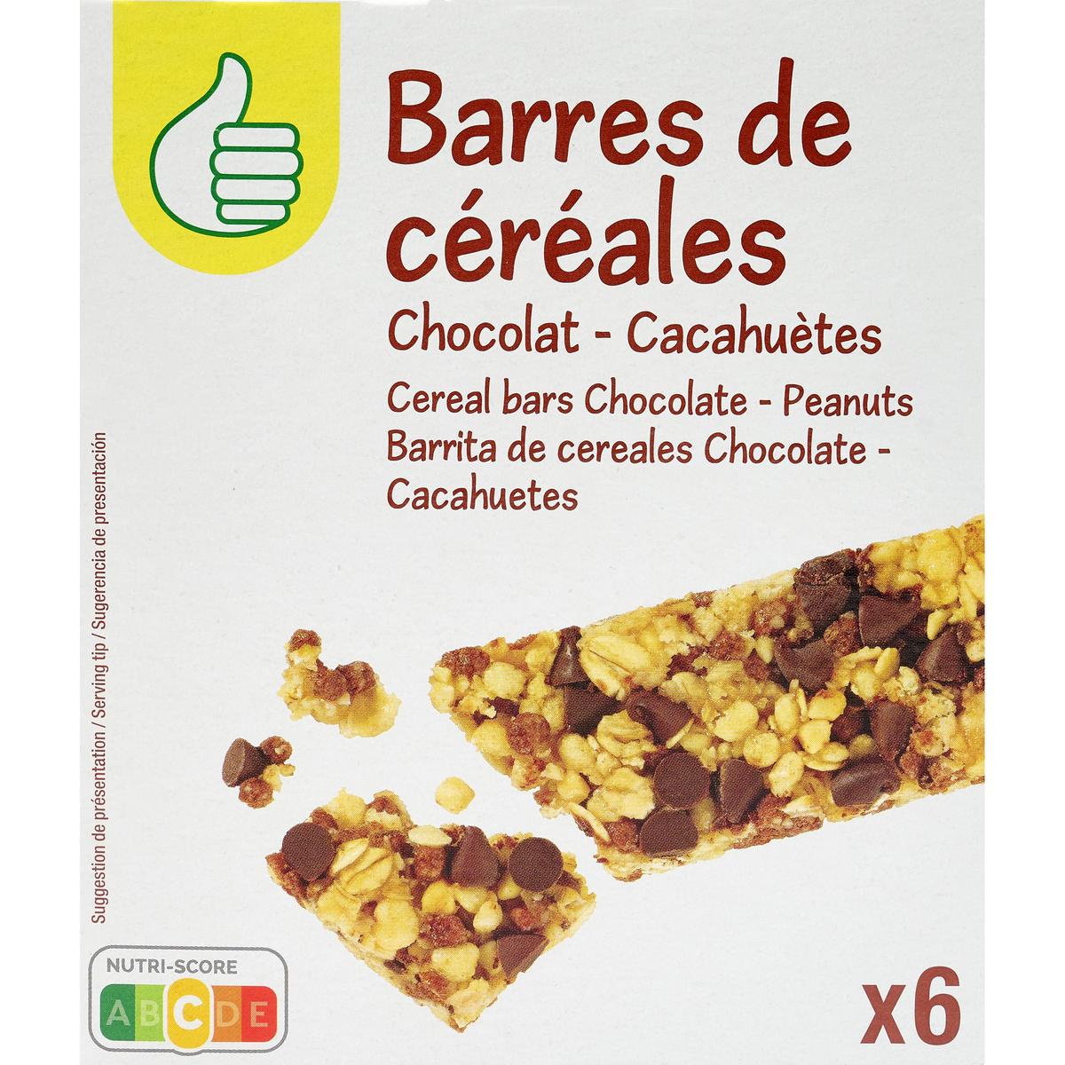 3596710061709 - Pouce - Barres de céréales au chocolat et cacahuètes