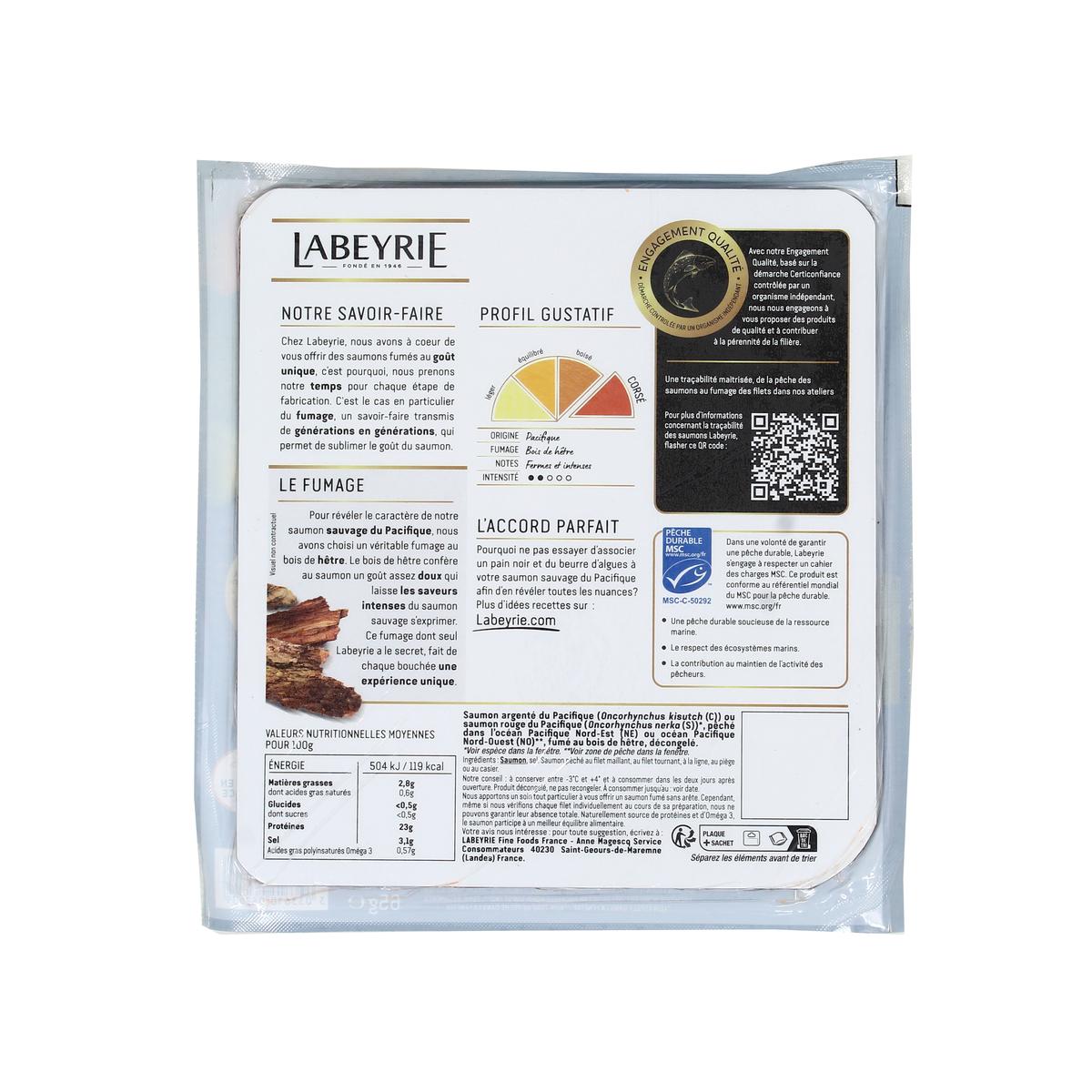 3033610062509 - Labeyrie - Saumon Fumé Sauvage du Pacifique