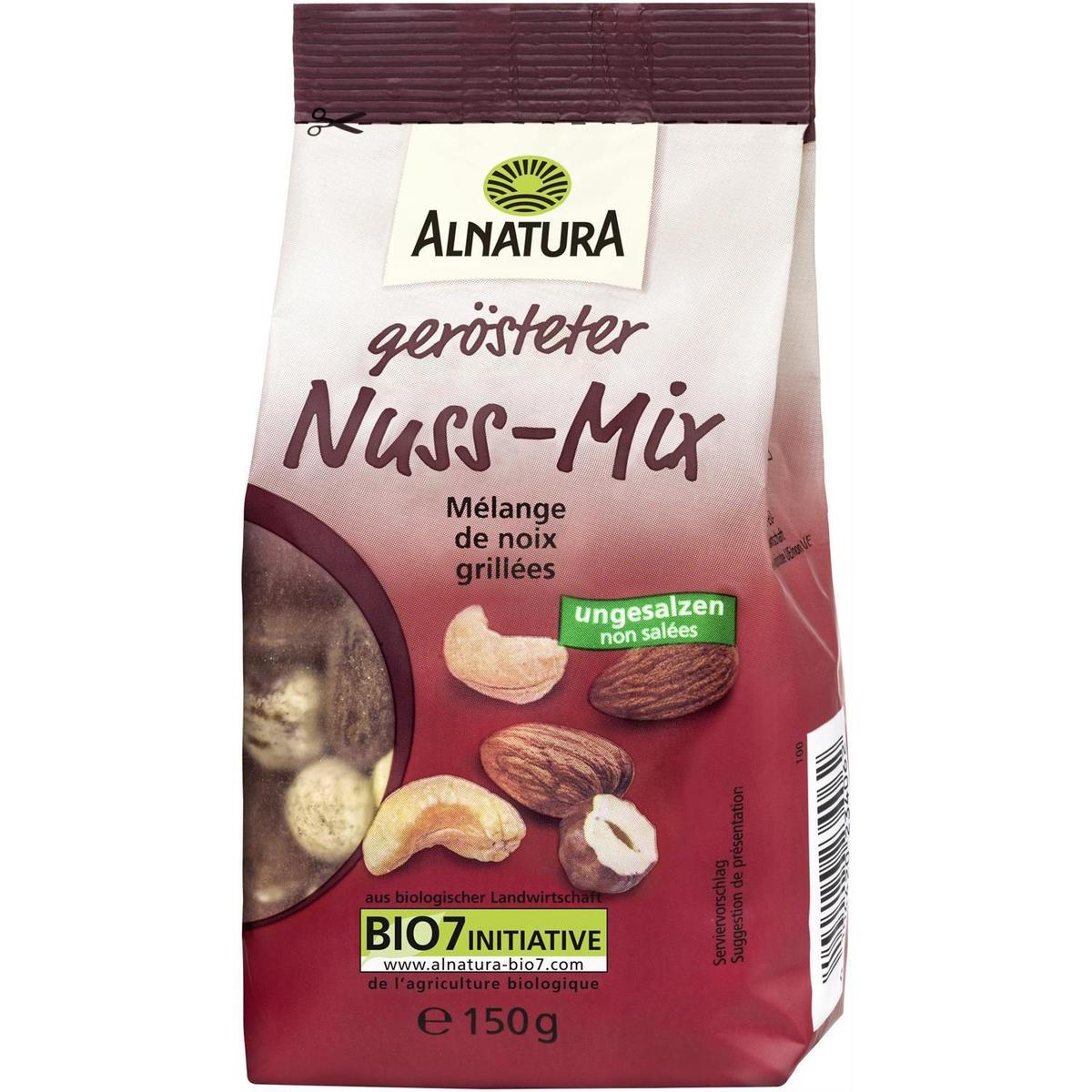 4104420234109 - Alnatura - Mélange de Noix Grillées non Salées Bio