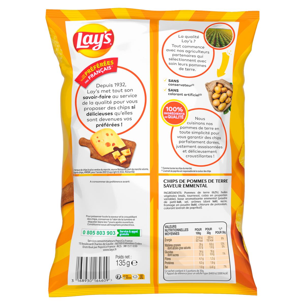 CHIPS LAYS PAYSANNE SAVEUR FROMAGE DU JURA 120G : : Epicerie