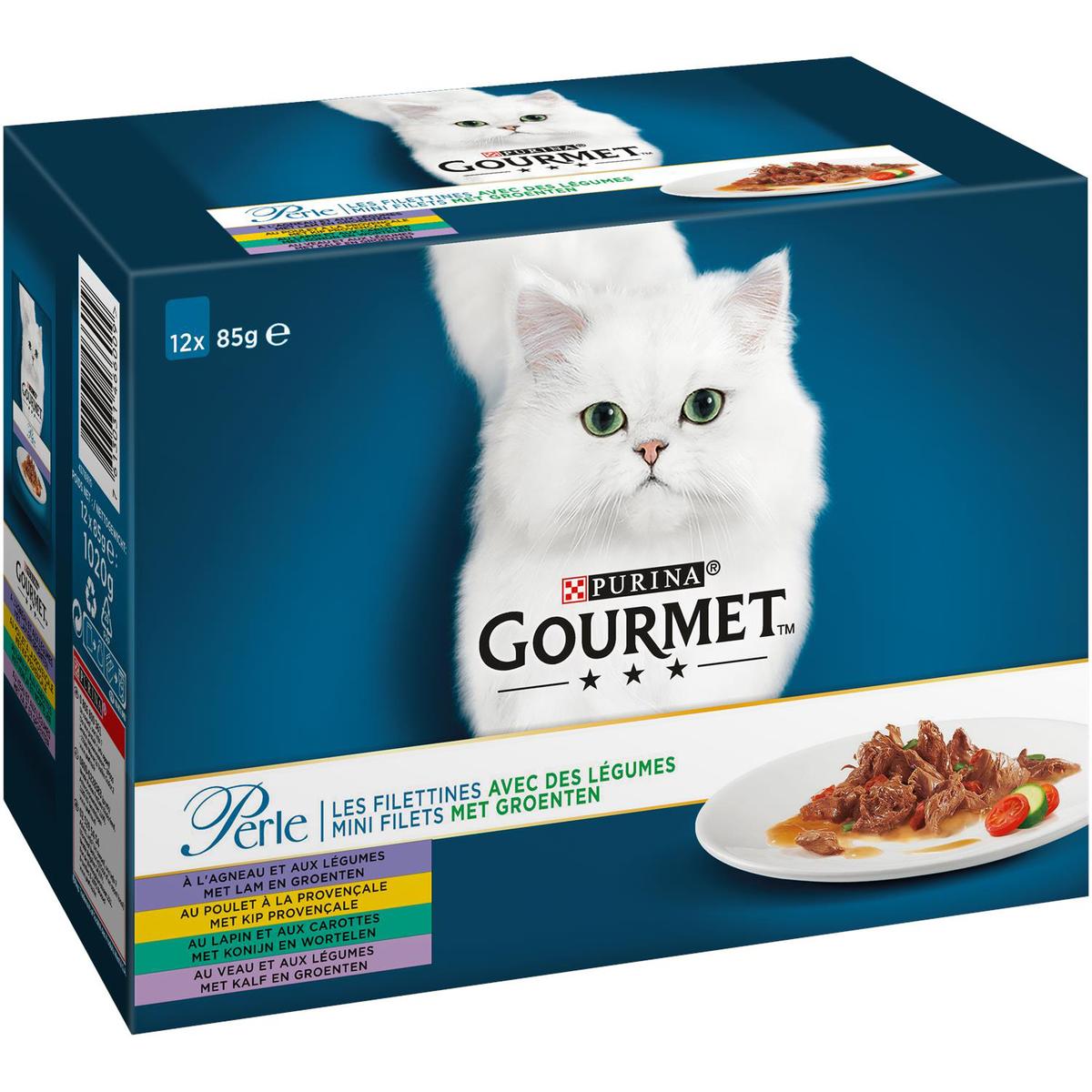 GOURMET GOLD Les Mousselines pour chat adulte - 24x85g