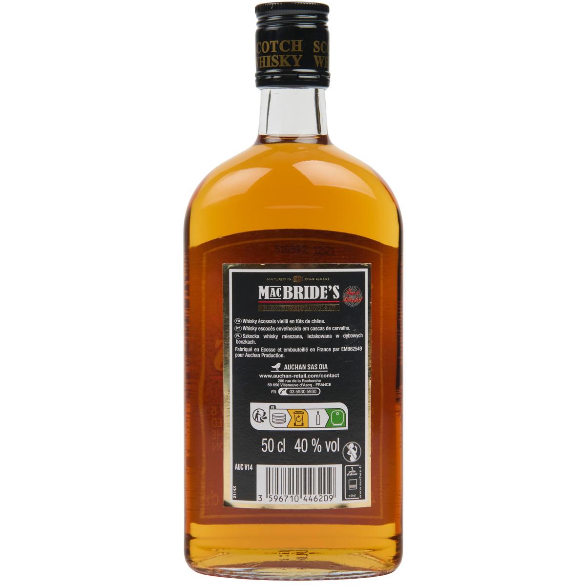 3596710446209 - Mac Bride's - Scotch whisky écossais blended 40°