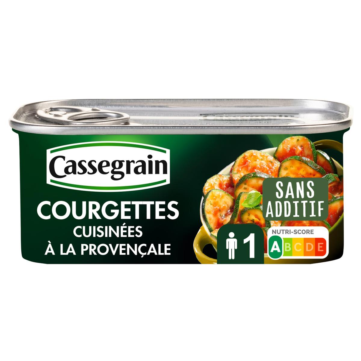 3083681017809 - Cassegrain - Courgettes cuisinées à la provençale