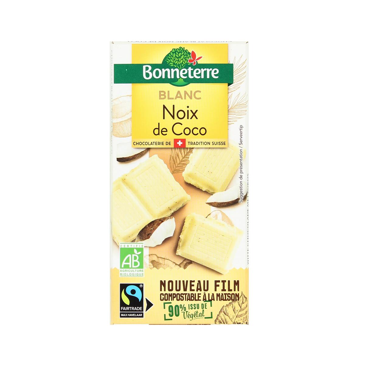 3396410048709 - Bonneterre - Chocolat blanc noix de coco bio