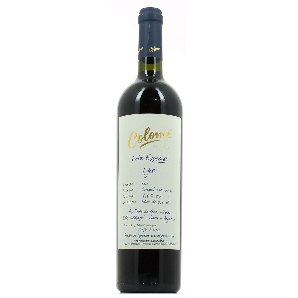 7798104769109 - Argentine - Colomé Lotte Especial Syrah 