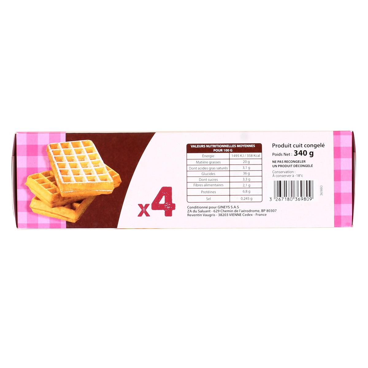 3267180369809 - Gineys - Gaufres de Bruxelles