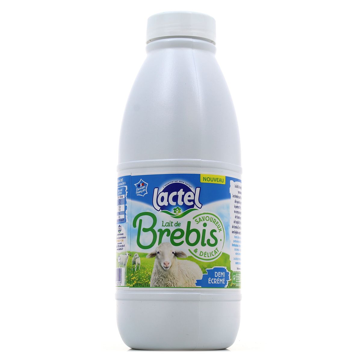 Livraison à domicile Lactel Lait de brebis 1/2 écrémé, 1L Livraison à domicile Lactel Lait de brebis 1/2 écrémé, 1L