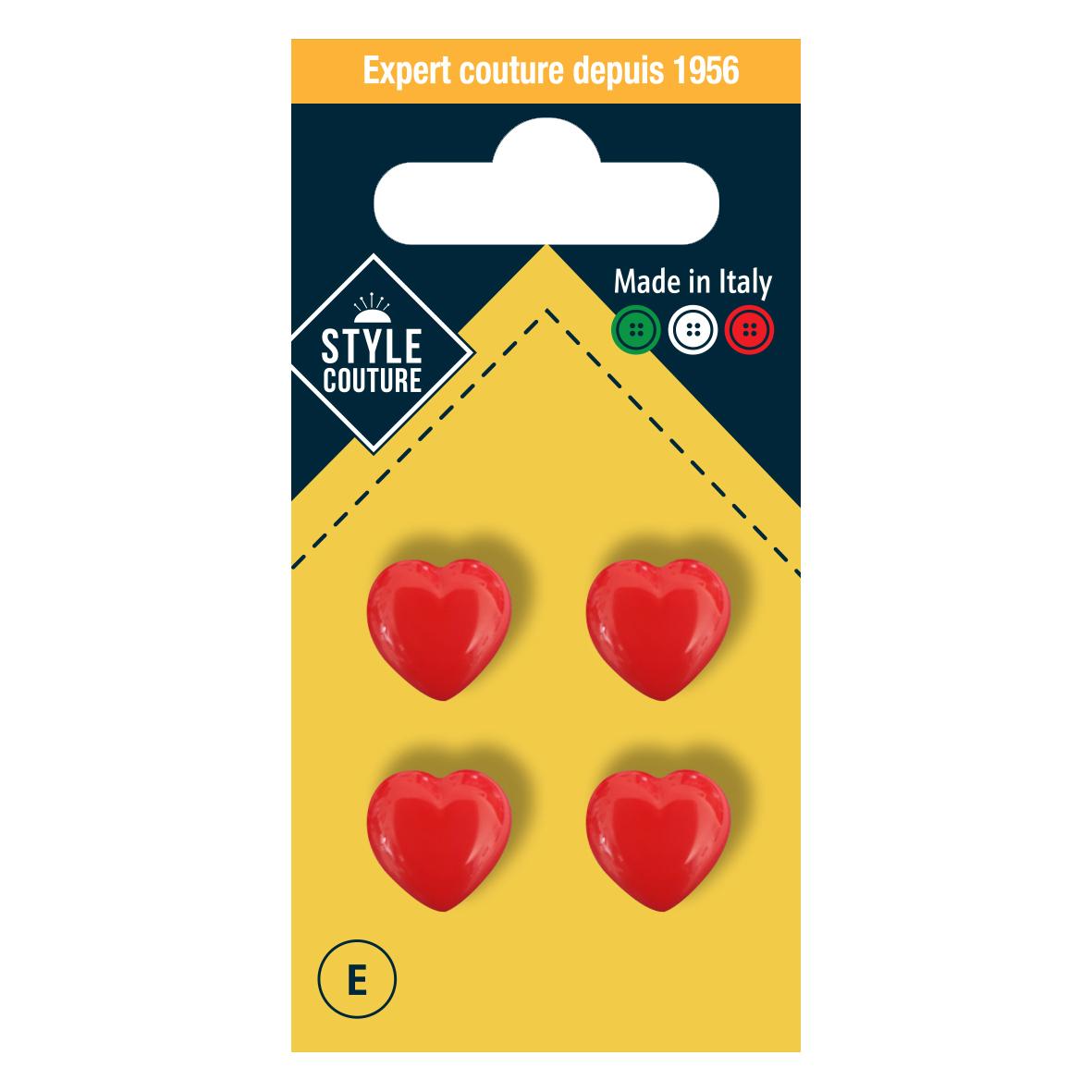 3040695841110 - Style couture - Bouton coeur