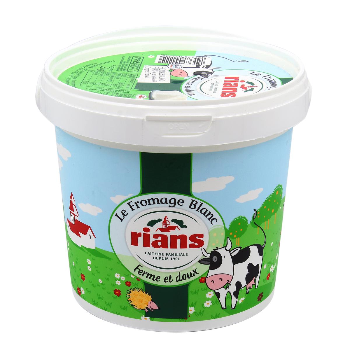 3184670001110 - Rians - Fromage Blanc Doux de Campagne