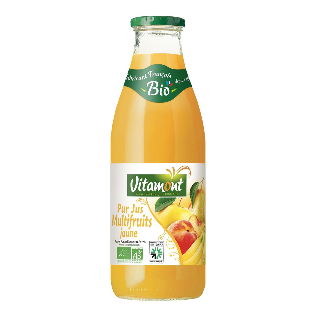 3289196501110 - Vitamont - Pur Jus Multifruits jaune bio