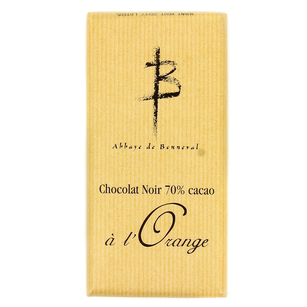 3551451111410 - Abbaye De Bonneval - Chocolat noir à l'orange 70% de cacao