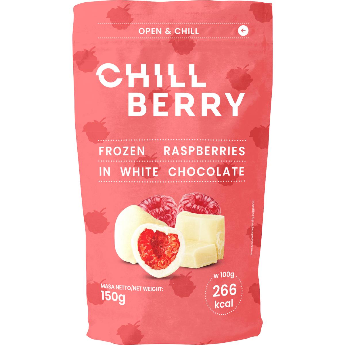 5906970091510 - Chill Berry  - Framboises enrobées de chocolat blanc