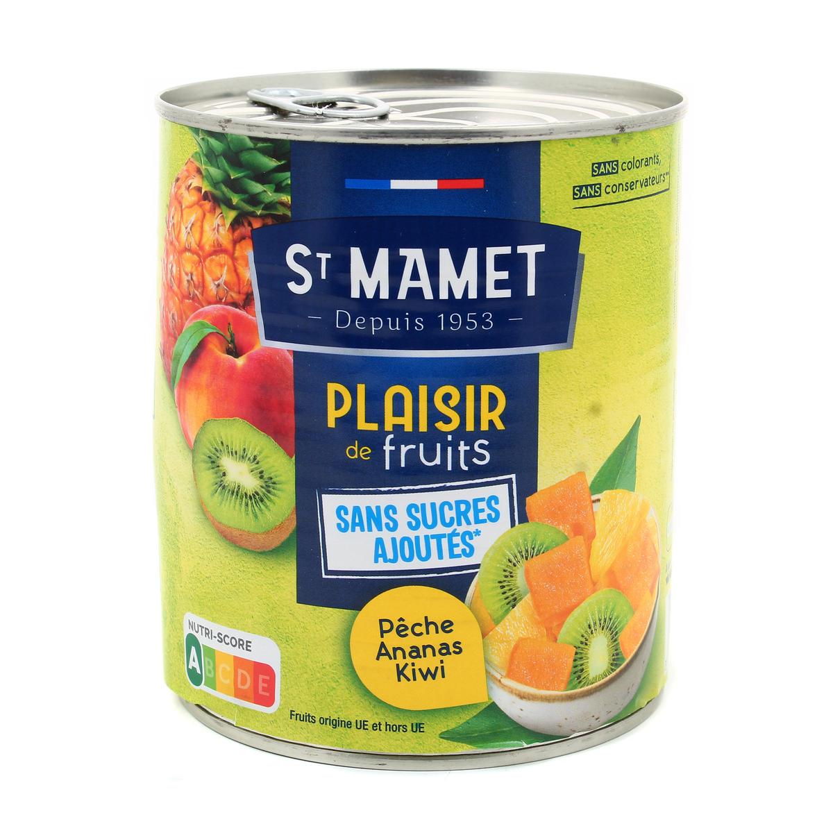 3080920994310 - St Mamet - Plaisir de fruits - Pêche Ananas Kiwi sans sucres ajoutés 4/4
