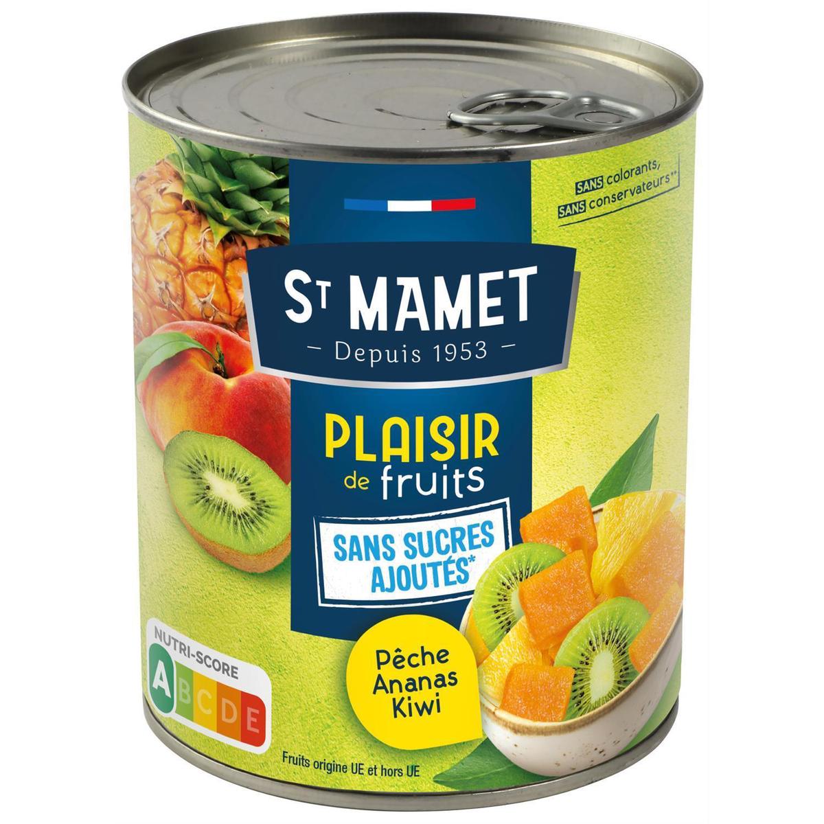 3080920994310 - St Mamet - Plaisir de fruits - Pêche Ananas Kiwi sans sucres ajoutés 4/4