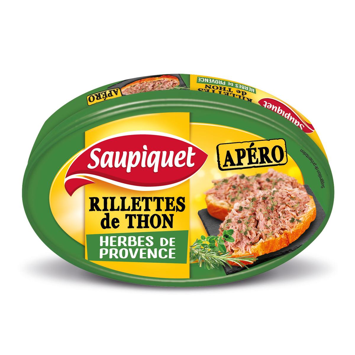 3165950217810 - Saupiquet - Rillettes de Thon Herbes de Provence - Apéro à tartiner