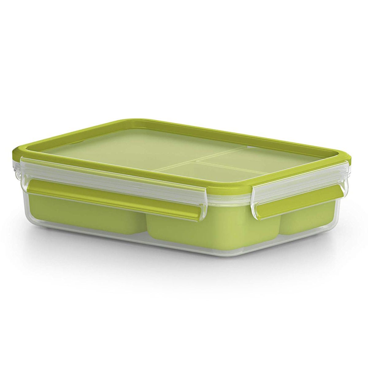 4009049449210 - Emsa - Boite snack rect. Clip&Go 3 compartiments