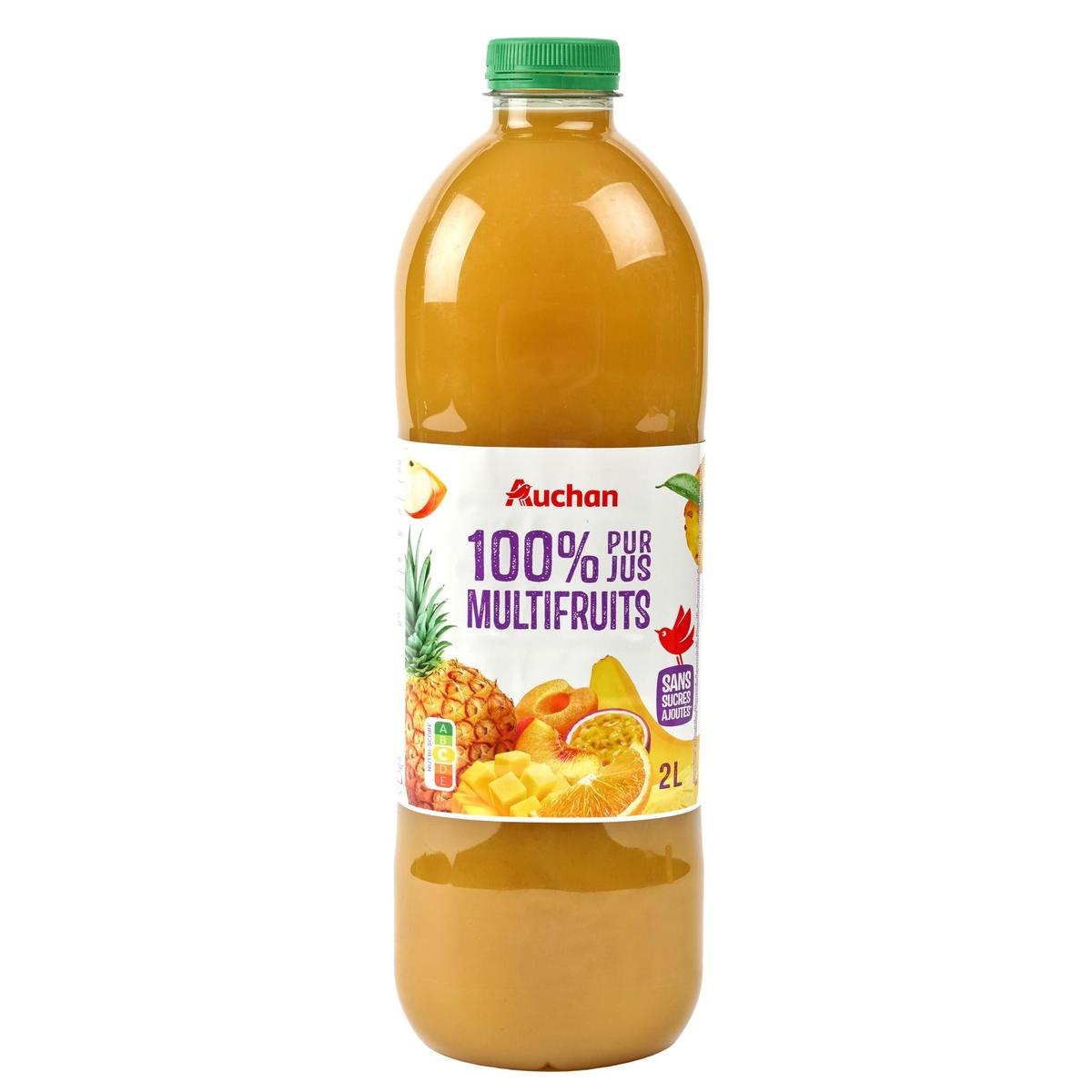 3596710379910 - Auchan - Pur jus multifruits sans sucres ajoutés