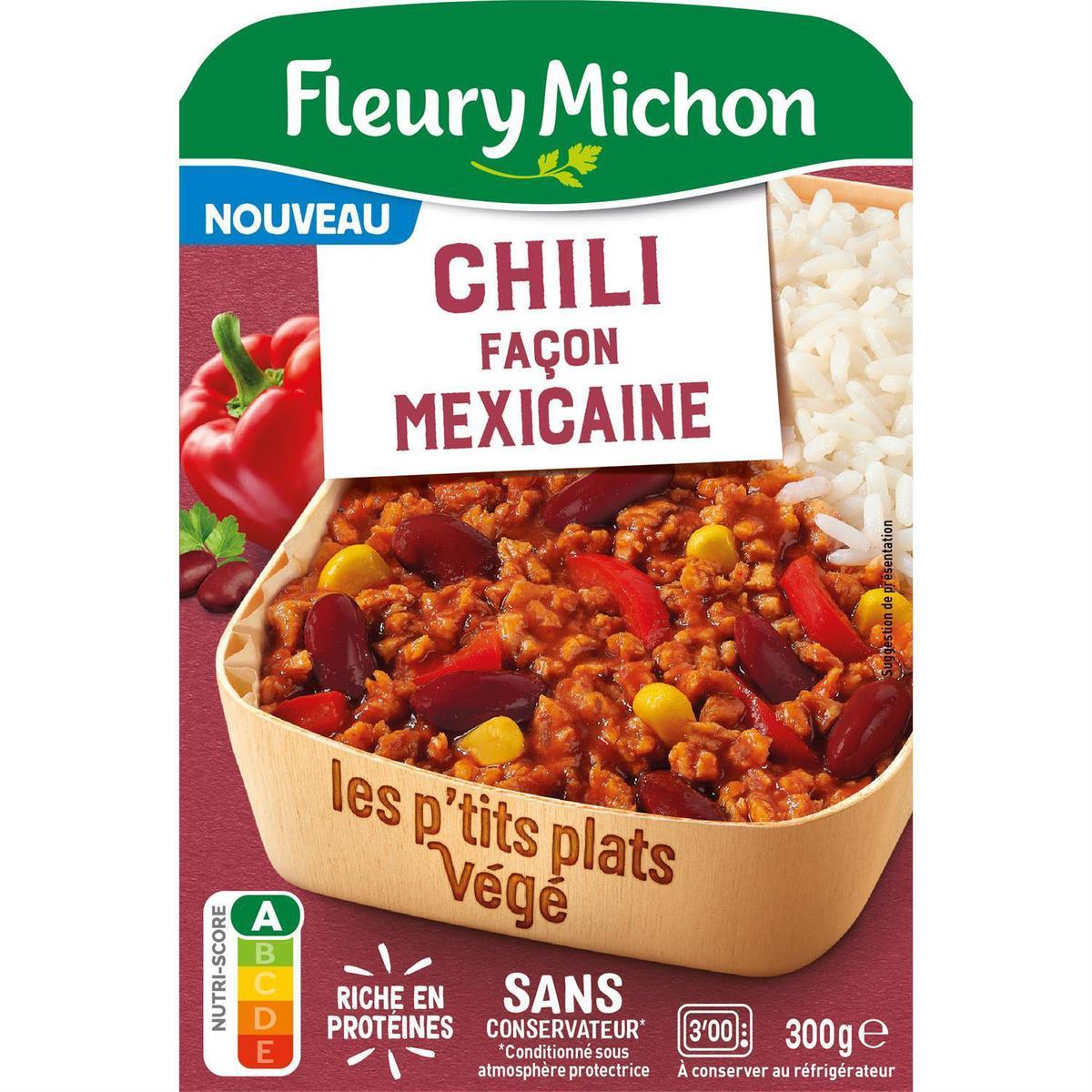 3302740100611 - Fleury Michon - Le Chili Végé Façon Mexicaine